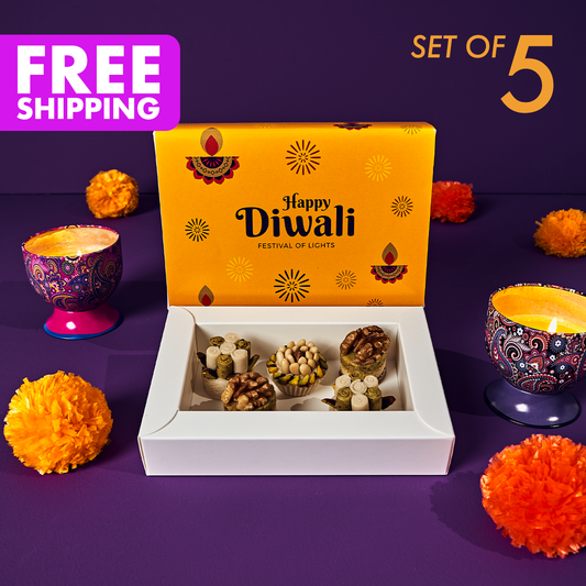 Diwali Favor Box 5 pc. Set of 5