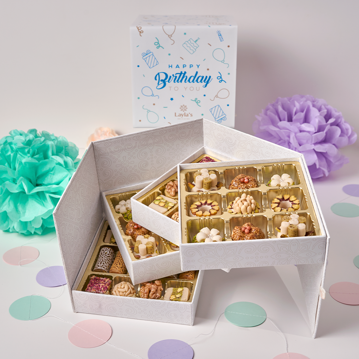 Happy Birthday Gift Box, 46 pc.