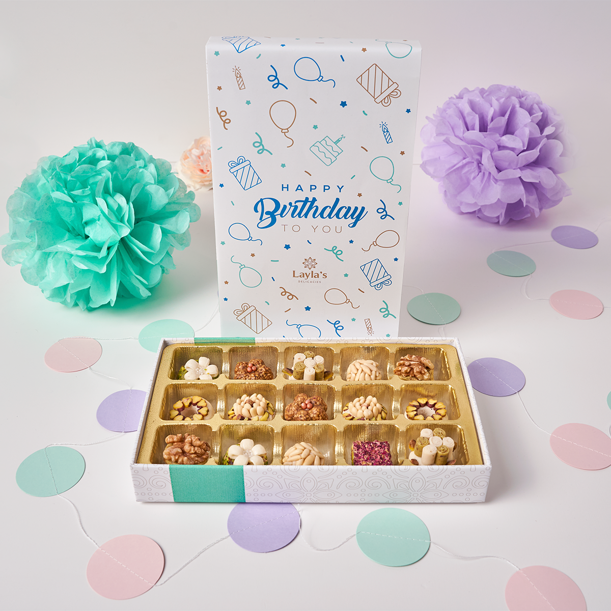 Happy Birthday Gift Box, 15 pc.