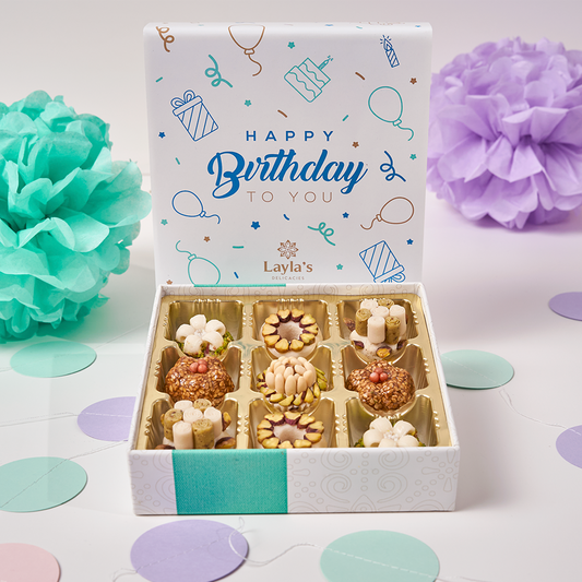 Happy Birthday Gift Box, 9 pc.